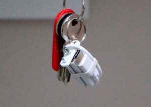 NAO keychain emergency phone charger