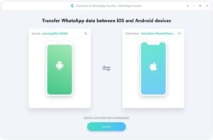 Transfer WhatsApp Business and WhatsApp from Android to iOS