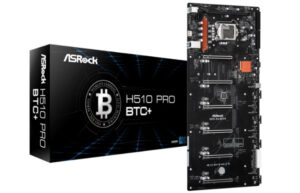 ASRock H510 Pro BTC+ crypto currency mining motherboard