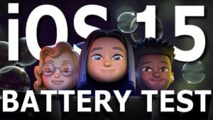 iOS 15 beta 1 battery life