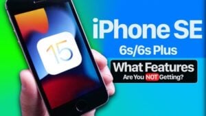 iPhone SE iOS 15