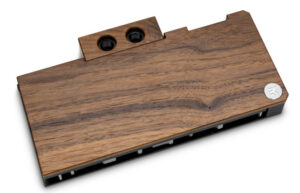 walnut wood RTX 30-series water blocks