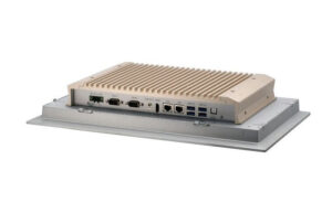 AAEON OMNI-2155-CML industrial mini PC with touchscreen