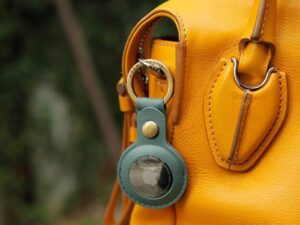 AirTag Leather Key Ring