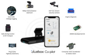 Bluebox Co-pilot vehicle dashcam camera