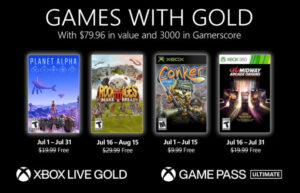 Free Xbox Games with Gold for July 2021