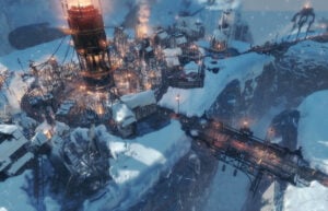 Frostpunk strategy game city builder