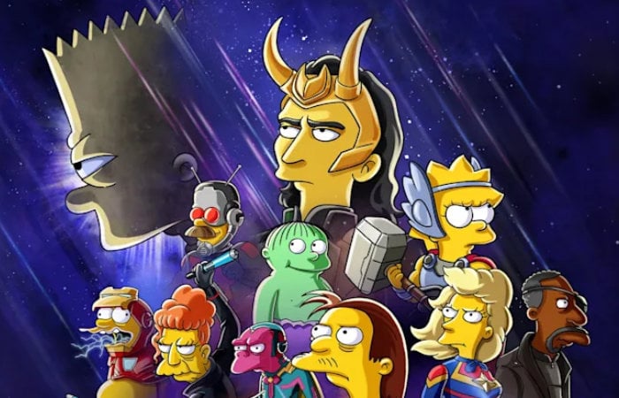 Loki meets the Simpsons