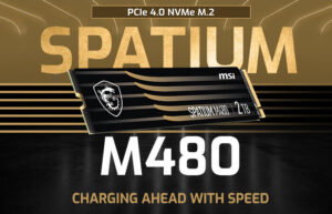 MSI SPATIUM M-series M.2 NVMe SSD drive