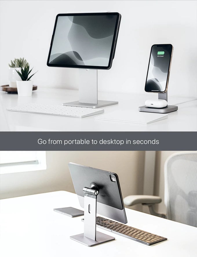 MagFlott tablet and iPad Stand