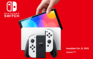Nintendo Switch OLED handheld