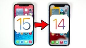 downgrade from iOS 15 to iOS 14