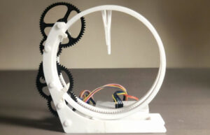 Holo Clock unique 3D printed ring clock