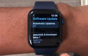watchOS 8 beta 7