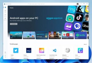 Android apps on your PC Xbox
