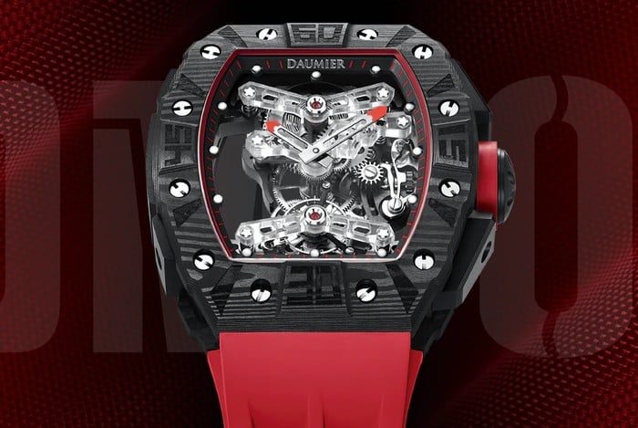 DAUMIER skeleton tourbillon watch