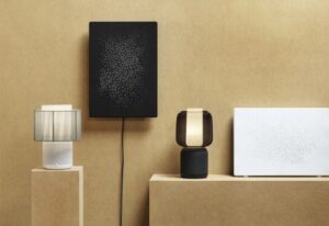 IKEA table lamp speaker