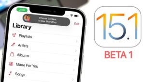 iOS 15.1 beta 1