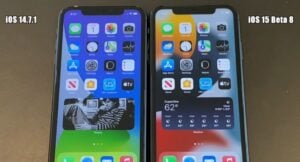 iOS 15 Beta 8 vs iOS 14.7.1