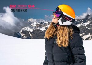 skiing goggles photochromic lens