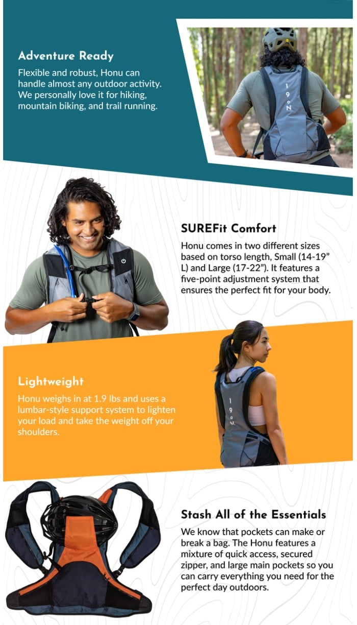 wearable cooling backpack