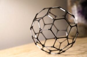 Buckyball carbon fiber C60 molecule