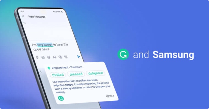 Grammarly for Samsung Keyboard unveiled - Geeky Gadgets