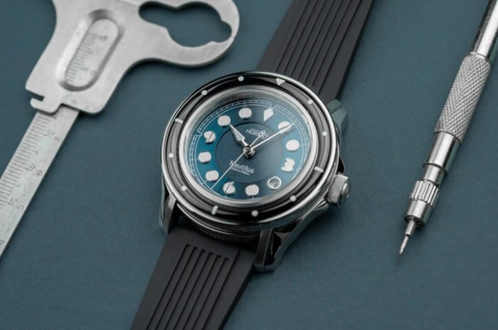Nautilus dive watch inspired by Jules Verne