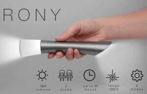 RONY flashlight Kickstarter