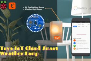 Raspberry Pi weather station lamp