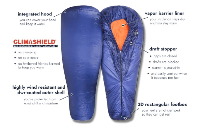 extreme outdoor sleeping bag