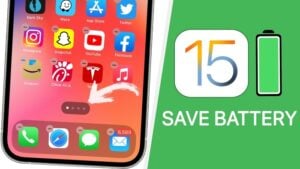 iOS 15 battery life
