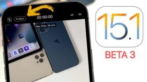 iOS 15.1 Beta 3