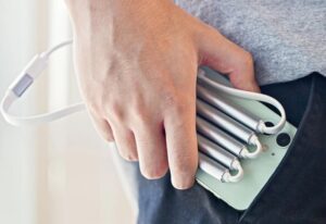 magnetic folding cable and power bank