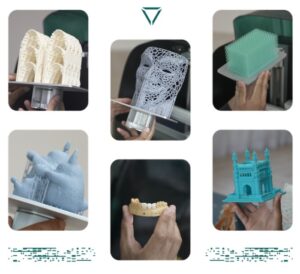 CyFantasy LCD 3D printer example prints