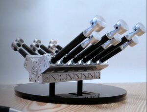 Piston Pens CNC machined carbon fibre pens