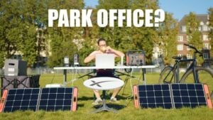 Solar powered office