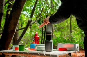 Aeropress Go Go coffee container