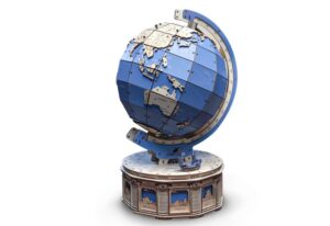 Wooden mechanical transmission splicing globe