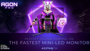 AOC mini LED monitor