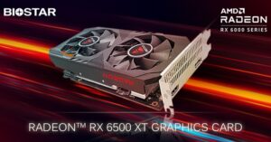 BIOSTAR Radeon RX 6500 XT graphics card