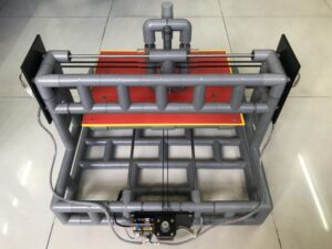 CNC plotter built using PVC pipe