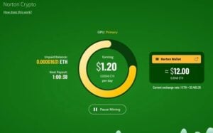 Norton 360 Crypto mining review