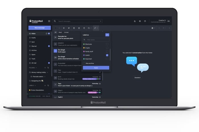 Stop email tracking with ProtonMail encrypted email
