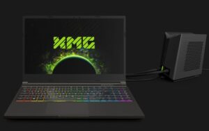 XMG NEO 15 liquid cooled gaming laptop