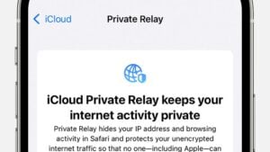 iPhone Private Relay