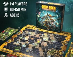 Deep Rock Galactic board game Kickstarter