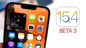 iOS 15.4 beta 3