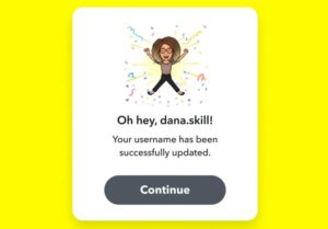 how to change Snapchat username