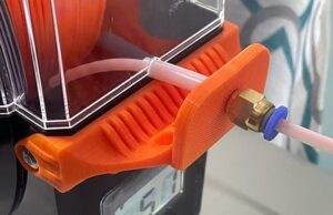 Bowden tube adapter for filament drier
